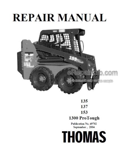 thomas 135 skid steer specs|thomas 153 skid steer manual.